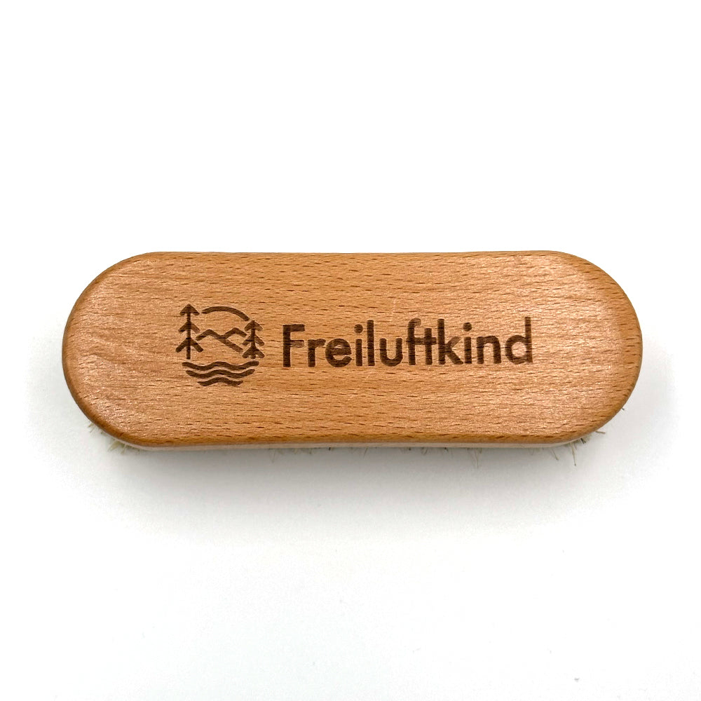 Schuhbürste - Echtholz mit Naturborsten