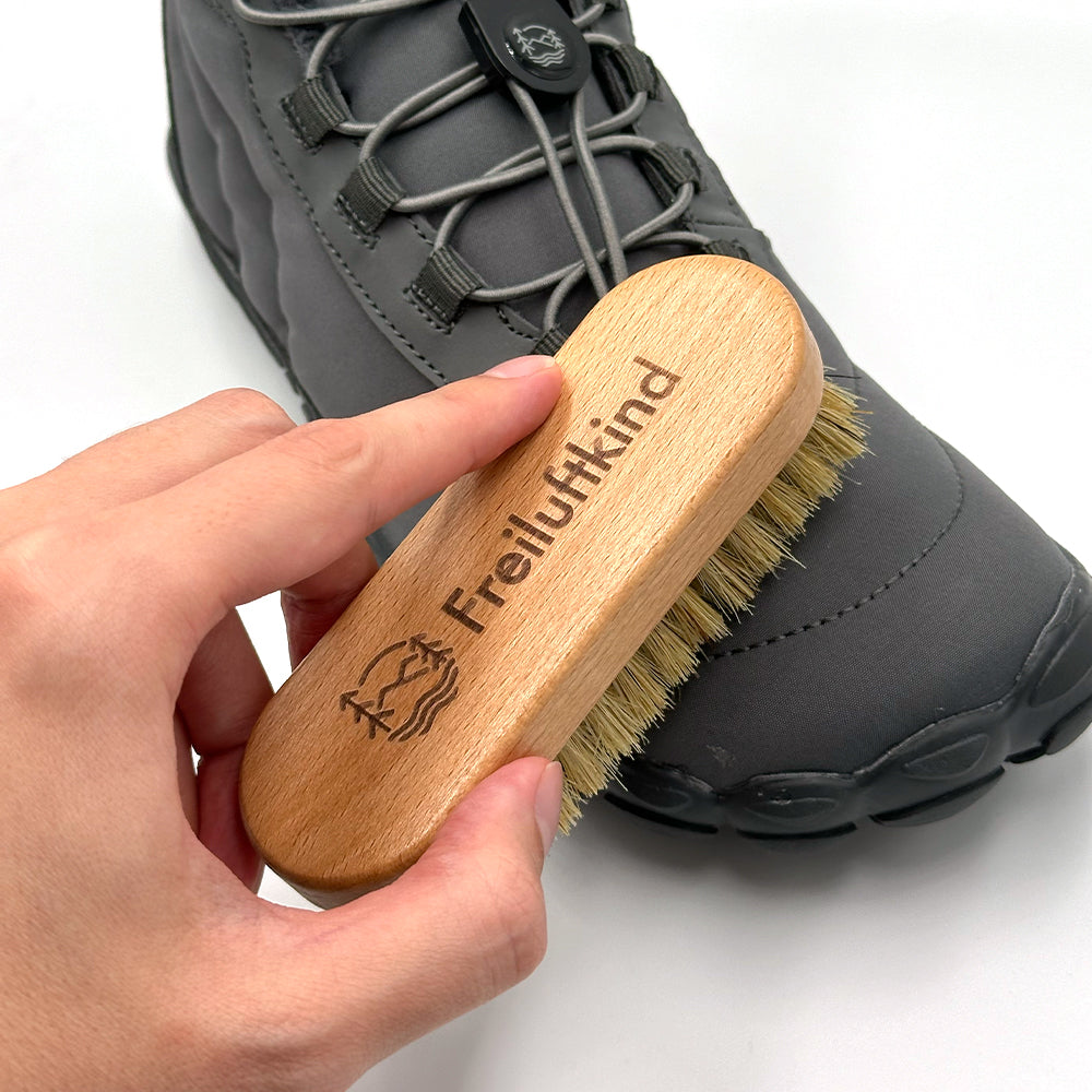 Schuhbürste - Echtholz mit Naturborsten